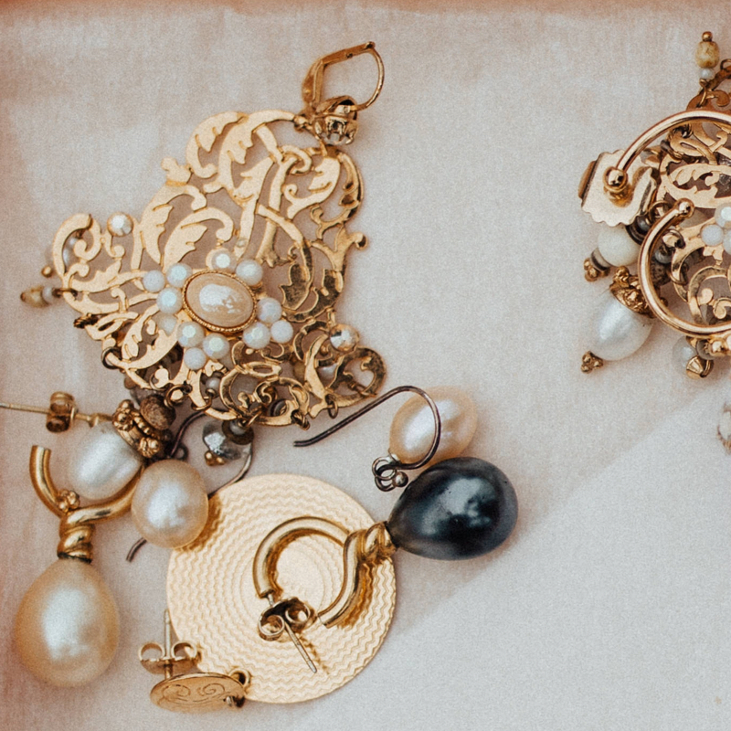 A variety of earrings from our collection.